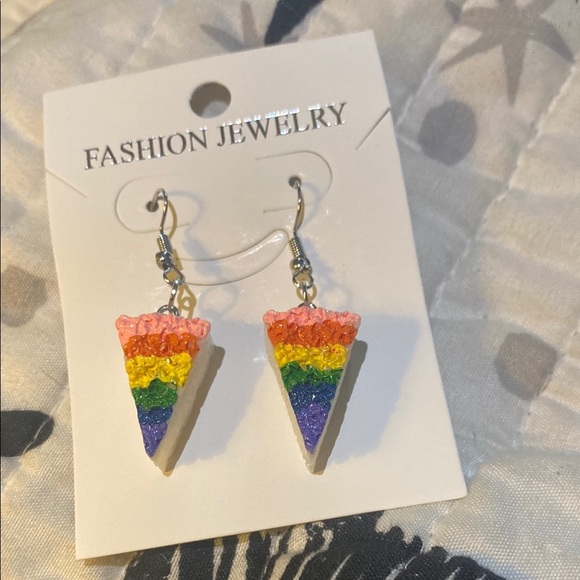 Rainbow Triangle Earrings # 52 - Picture 3 of 5